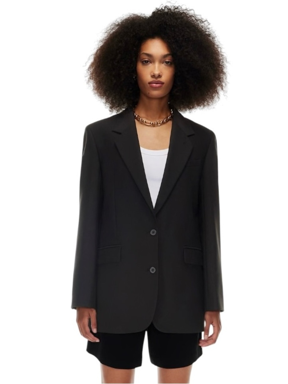 Aritzia Babaton Office Siren New Agency Blazer Jacket Size Small Black NWT